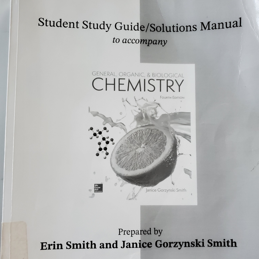Organic Chem solution guide